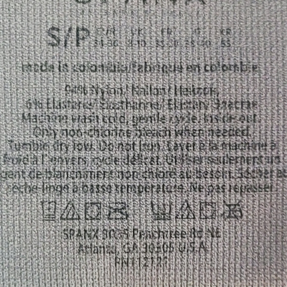 SPANX Cropped Look At Me Now Seamless Leggings Women's (S) Sage Camo - Picture 8 of 8